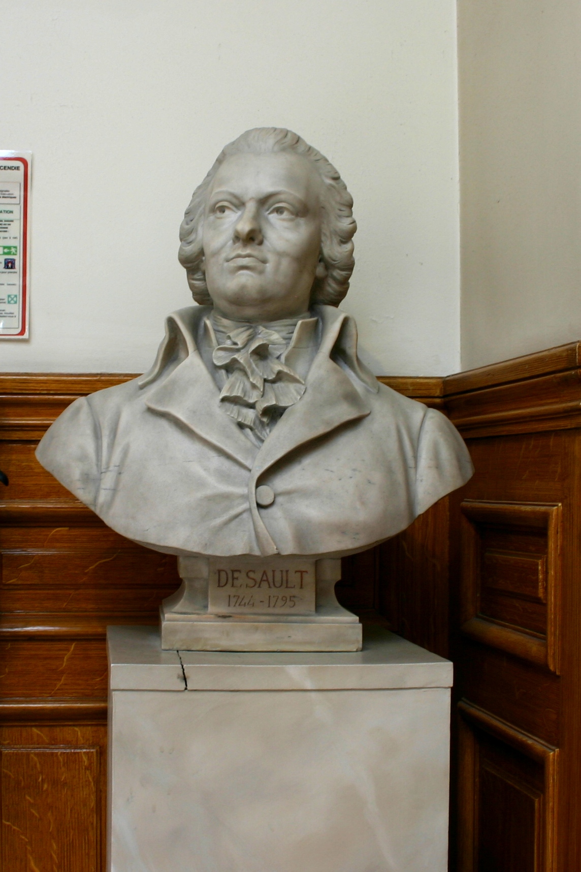 Pierre Joseph Desault's bust, Université Paris Descartes, Paris (115).JPG